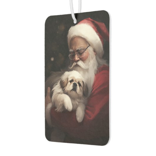 ペキンゲスウィズサンタクロースフェスティバルクリスマス カーエアーフレッシュナー (左)