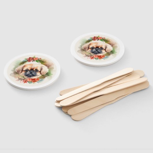 ペキンゲスクリスマスリースフェスティバルカップ ハンドファン (組立なし)