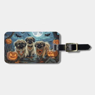 ペキンゲスハロウィン不気味 ラゲッジタグ