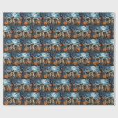 ペキンゲスハロウィン不気味 ラッピングペーパー (フラット)