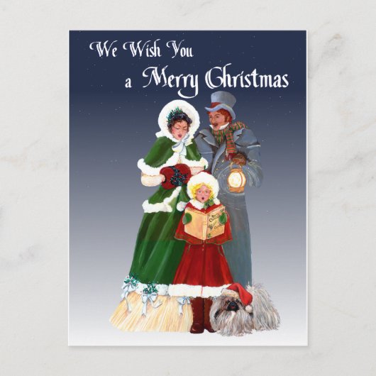 ペキンゲスホリデーデザイン シーズンポストカード (正面)