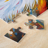 ペキンゲスホワイトアクリルプリント |カラフル | |鮮やか | ジグソーパズル (側面)