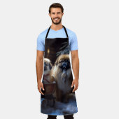 ペキンゲズクリスマスフェスティバルシーズン エプロン (着用した状態)