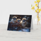 ペキンゲズクリスマスフェスティバルシーズン カード (黄色い花)