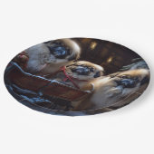 ペキンゲズクリスマスフェスティバルシーズン ペーパープレート (アングル)