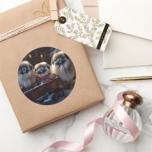 ペキンゲズクリスマスフェスティバルシーズン ラウンドシール (ギフト)