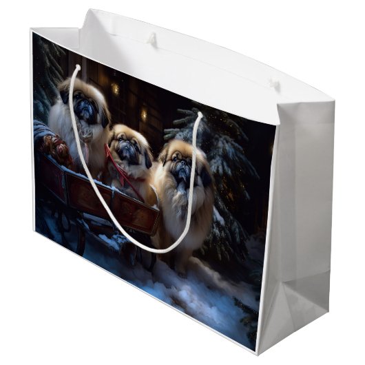 ペキンゲズクリスマスフェスティバルシーズン ラージペーパーバッグ (裏面アングル)