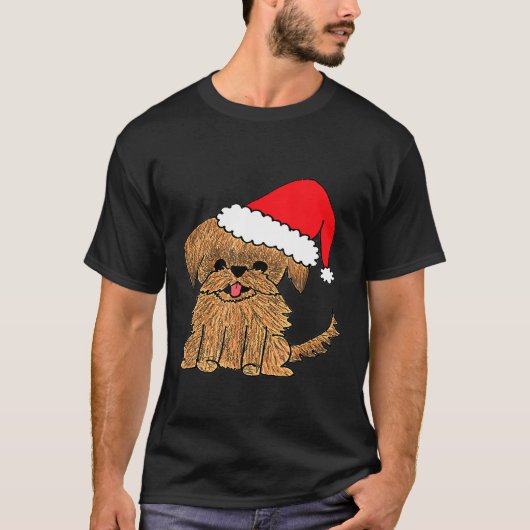 ペキンシーズー(犬)Tzuクリスマス Tシャツ (正面)
