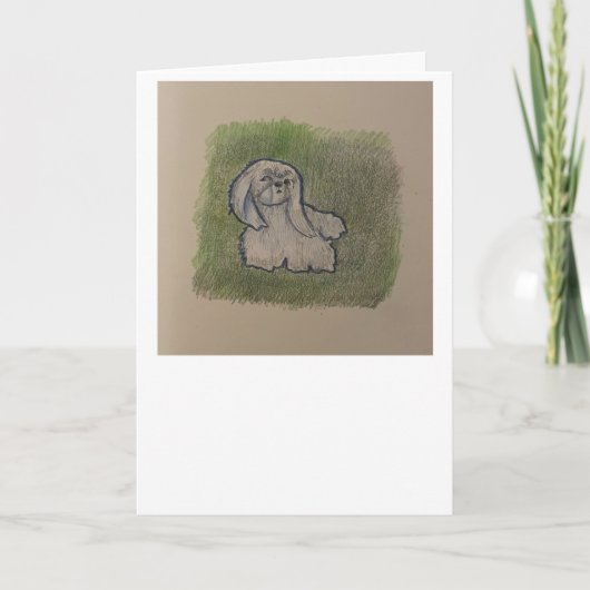 ペキンスペインのググリーティングカード カード (正面)