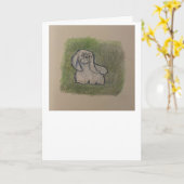 ペキンスペインのググリーティングカード カード (黄色い花)