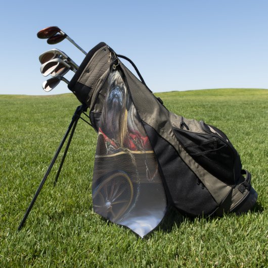 ペキンゼスノウリースレイクリスマスデコール ゴルフタオル (グリーン)