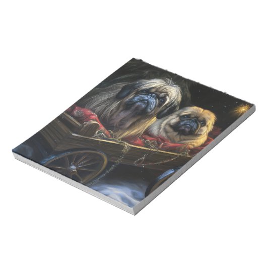 ペキンゼスノウリースレイクリスマスデコール ノートパッド (回転)