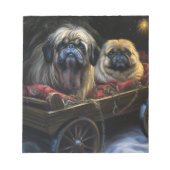 ペキンゼスノウリースレイクリスマスデコール ノートパッド (正面)