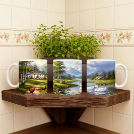 ペキンダックスデジタ絵を描ルのマグラップデザイン コーヒーマグカップ