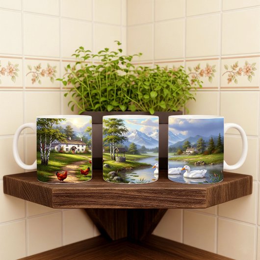 ペキンダックスデジタ絵を描ルのマグラップデザイン コーヒーマグカップ