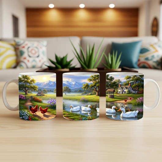 ペキンダックスデジタ絵を描ルのマグラップデザイン コーヒーマグカップ