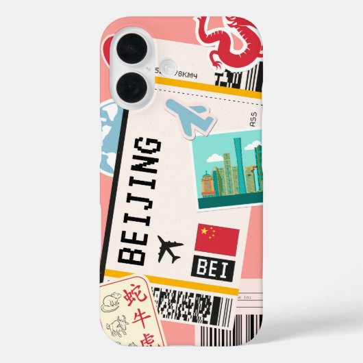ペキントラベル Case-Mate iPhoneケース (裏面)