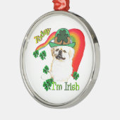 ペキンネーゼSt patricks メタルオーナメント (左)