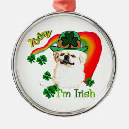 ペキンネーゼSt patricks メタルオーナメント
