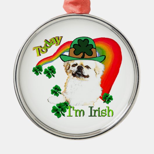 ペキンネーゼSt patricks メタルオーナメント (正面)
