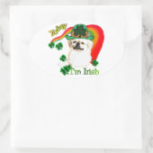 ペキンネーゼSt patricks 楕円形シール (バッグ)