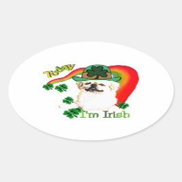 ペキンネーゼSt patricks 楕円形シール