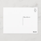 ペキンハッピーバースデー子犬ブラック ポストカード (裏面)