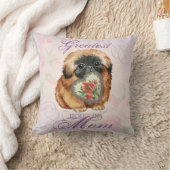 ペキンハートママ クッション (ブランケット)