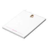 ペキンパーソナライズされたグメモ帳 ノートパッド (回転)