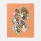 ペキンパーティー フリースブランケット (正面)