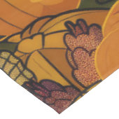 ペキン不気味ゲスドッグハロウィーン魔女とカボチャ テーブルクロス (アングル)