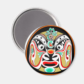 ペキン中国のグのオペラマスクバージョン2 マグネット (正面/裏面)