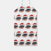 ペキン犬がクリスマススターを育てる ギフトタグ (正面)