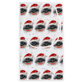 ペキン犬がクリスマススターを育てる スモールペーパーバッグ (裏面)