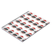 ペキン犬がクリスマススターを育てる ノートブック (左側)