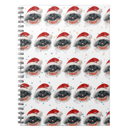 ペキン犬がクリスマススターを育てる ノートブック