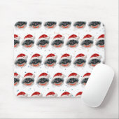 ペキン犬がクリスマススターを育てる マウスパッド (マウス)