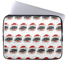 ペキン犬がクリスマススターを育てる ラップトップスリーブ