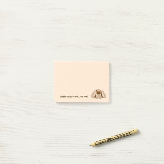 ペキン犬の愛犬飼育者への贈呈おもしろい ポストイット (デスク上)