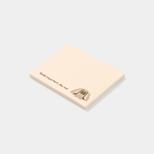 ペキン犬の愛犬飼育者への贈呈おもしろい ポストイット (アングル)