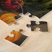 ペキン犬の秋の収穫感謝祭 ジグソーパズル (側面)