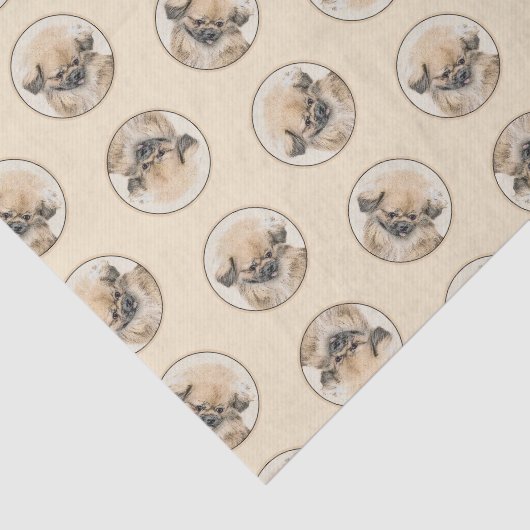 ペキン絵を描ガーズ子鹿かわいいオリジナルペットドッグアート 薄葉紙 (詳細)