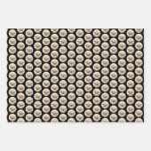 ペキン絵画ゲス – かわいいオリジナルドッグアート ラッピングペーパーシート (正面3)