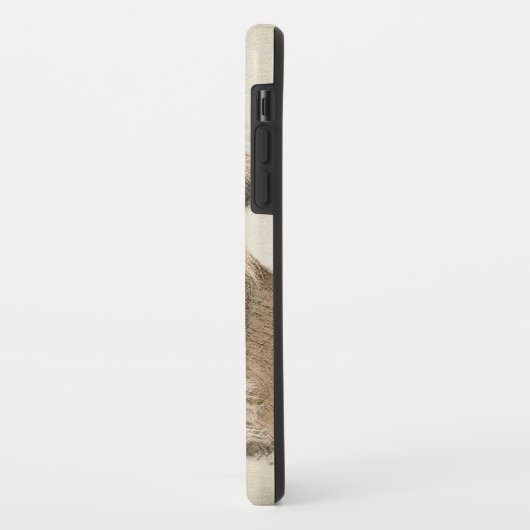 ペキン絵画ゲス – かわいいオリジナルドッグアート Case-Mate iPhoneケース (裏面/左)