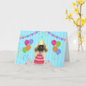 ペキン誕生日ホリデーカード カード (黄色い花)