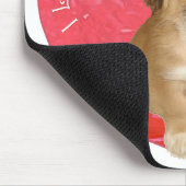 ペキン語/シーズー(犬)スズバレンタインデー マウスパッド (コーナー)