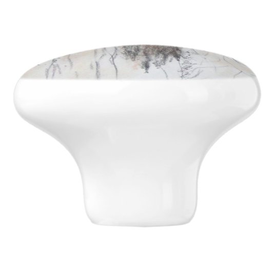 ペキン語 セラミックノブ (側面)