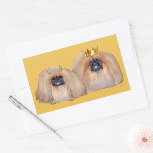 ペキン 長方形シール (封筒)