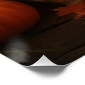 ペキージーパピーオータムデライトカボチャ ポスター (コーナー)