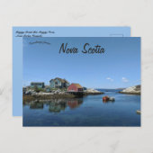 ペギスコーブノバスコシアカナダ ポストカード (正面/裏面)